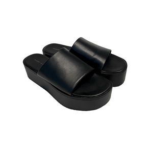 Black Platform Sandal Slides Women’s EU Size 38 (US 7/7.5)
